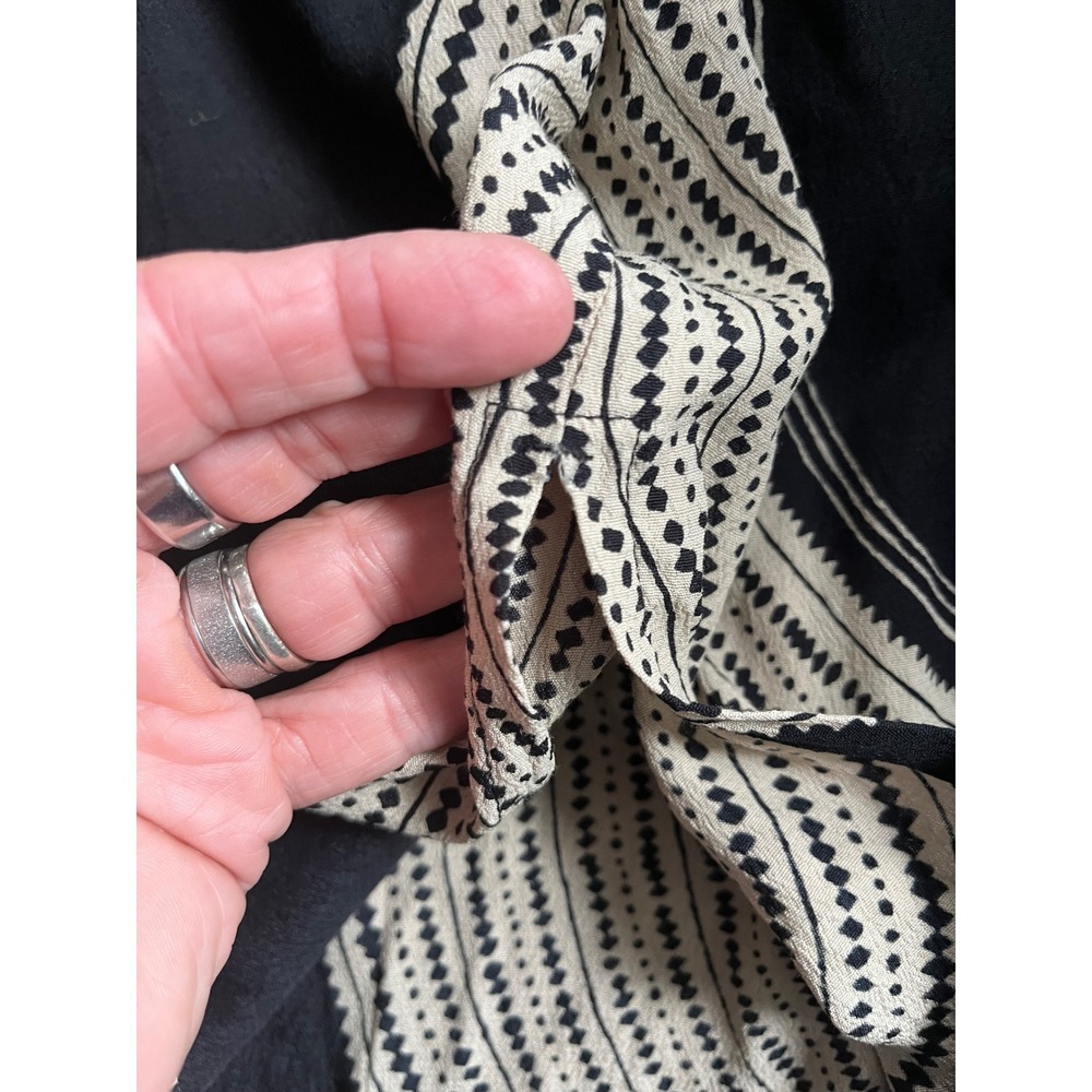 Manaola Tunic Top Sleeveless Black Punawai XL - Picture 5 of 6